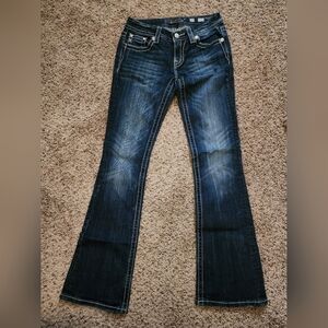 Miss Me Dark Blue Boot Cut Jeans